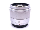 中古】パナソニック LUMIX G 25mm F1.7 ASPH. [H-H025S] シルバー 在庫