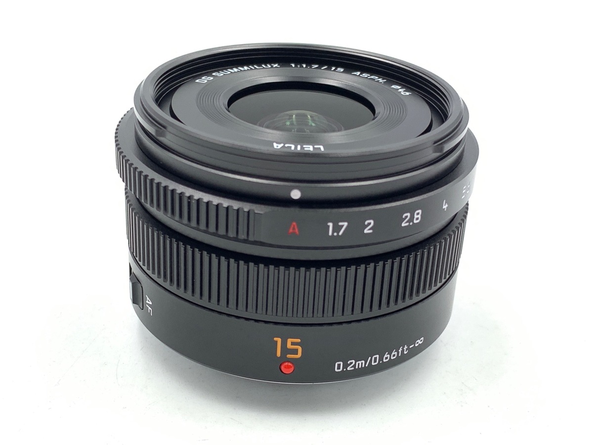 LEICA DG SUMMILUX 15mm/F1.7 ASPH. H-X015-K [ブラック] 中古価格比較