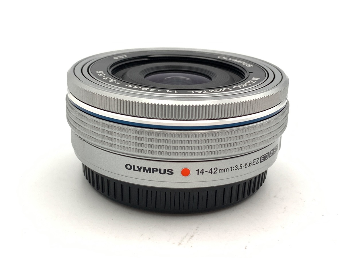 【美品】OLYMPUS M.ZUIKO DIGITAL 14-42mm シルバー M.ZUIKO DIGITAL ED 14-42mm F3.5-5.6 EZ [シルバー] 中古価格