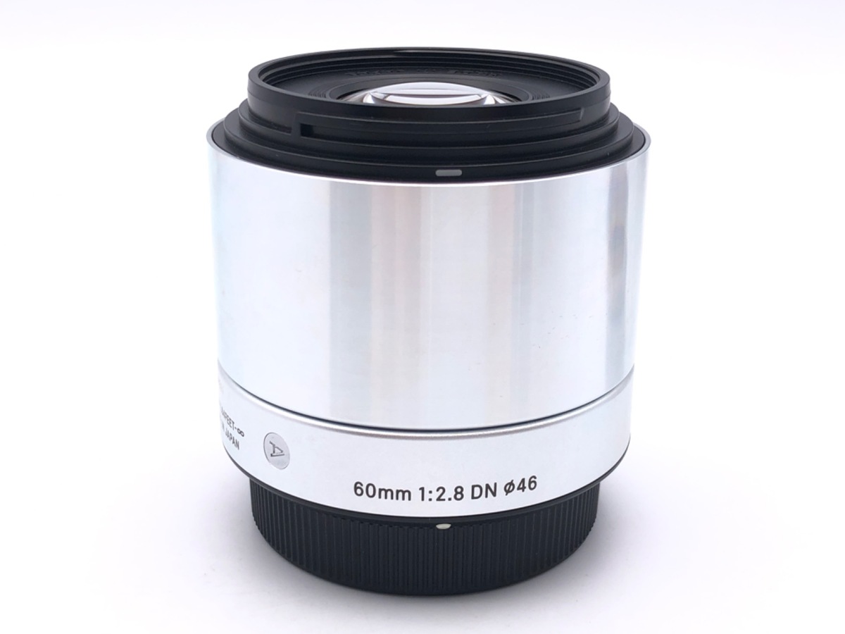 SIGMA 60mm F2.8 DN シルバー 【マイクロフォーサーズ用】 中古:B(並品)】シグマ 60mm F2.8 DN マイクロフォーサーズ用
