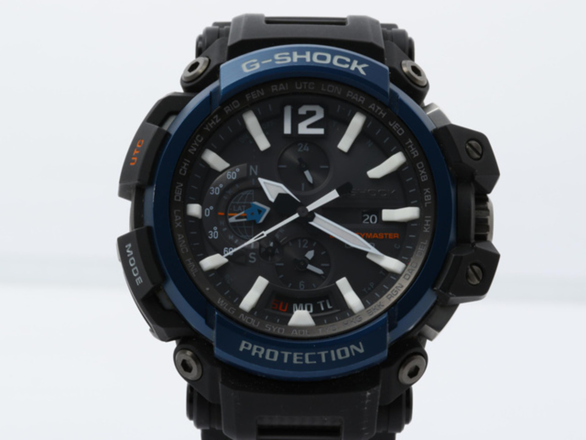カシオ G-SHOCK グラビティマスター ブラック GPW-2000-1AJF ステンレススティール