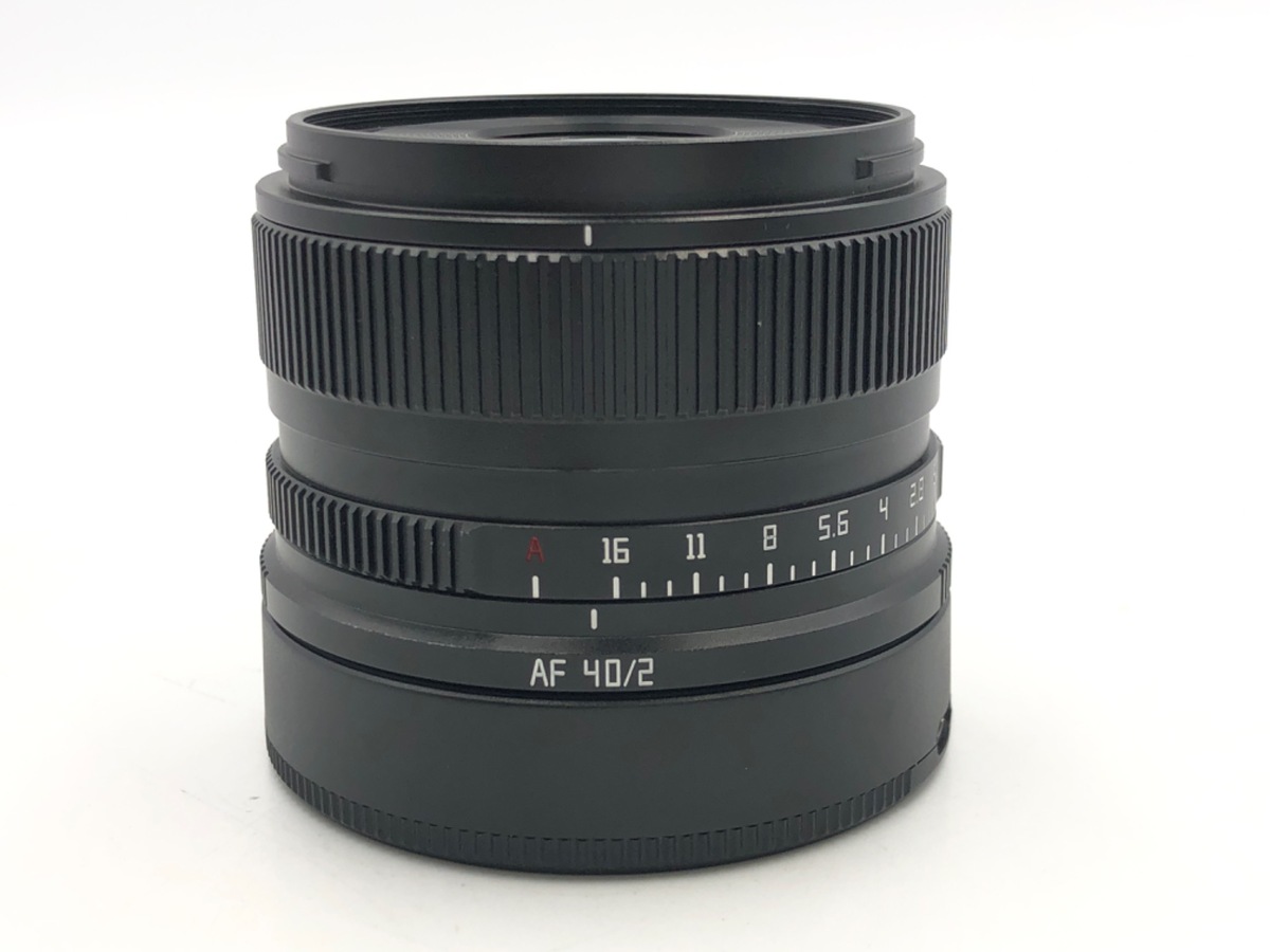 中古：B(並品)】銘匠光学 TTArtisan AF 40mm F2 Lマウント用 ブラック