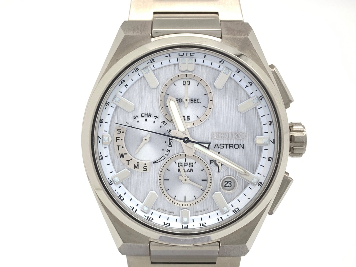 未使用セイコー アストロン ネクスター SBXC159 5X83-0AE0-1 中古：AB(良品)】セイコー アストロン ネクスター シルバー SBXC159
