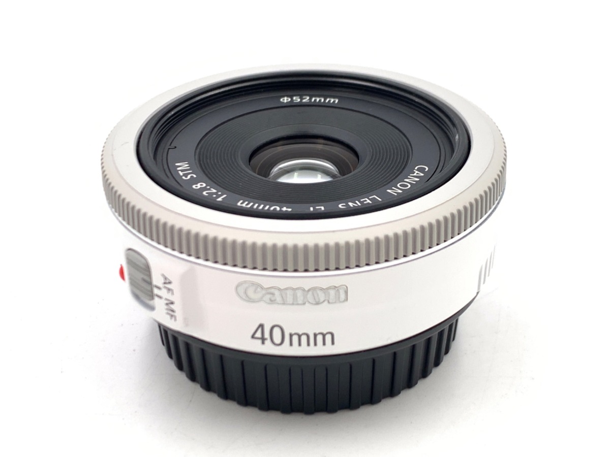 中古：AB(良品)】キヤノン EF 40mm F2.8 STM ホワイト | 2442400026088