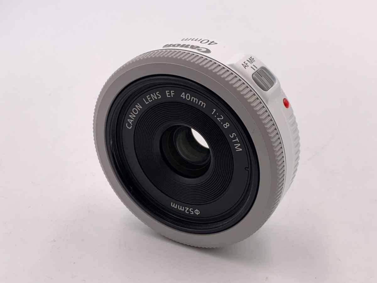 中古：AB(良品)】キヤノン EF 40mm F2.8 STM ホワイト | 2442400026088