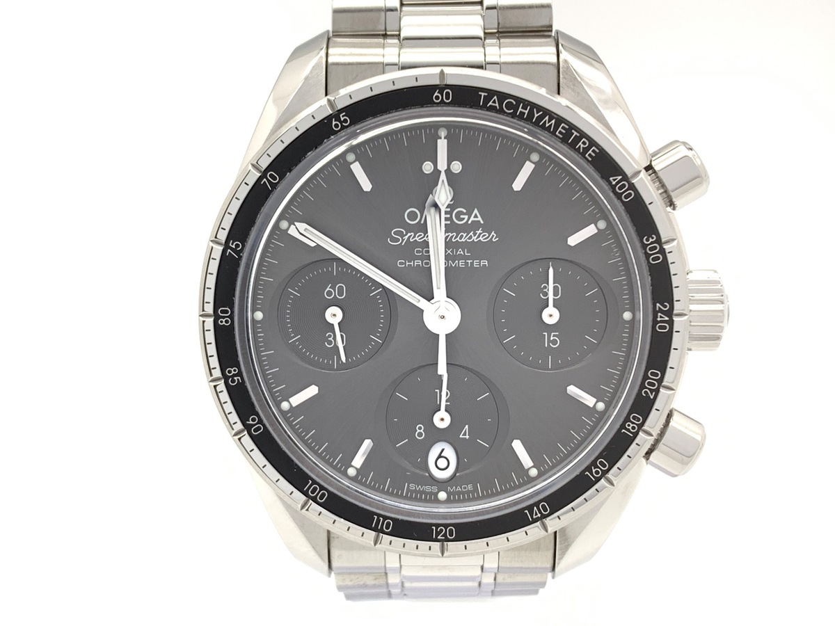 オメガ(OMEGA) スピードマスター 38 グレー 324.30.38.50.06.001 ステンレススティール