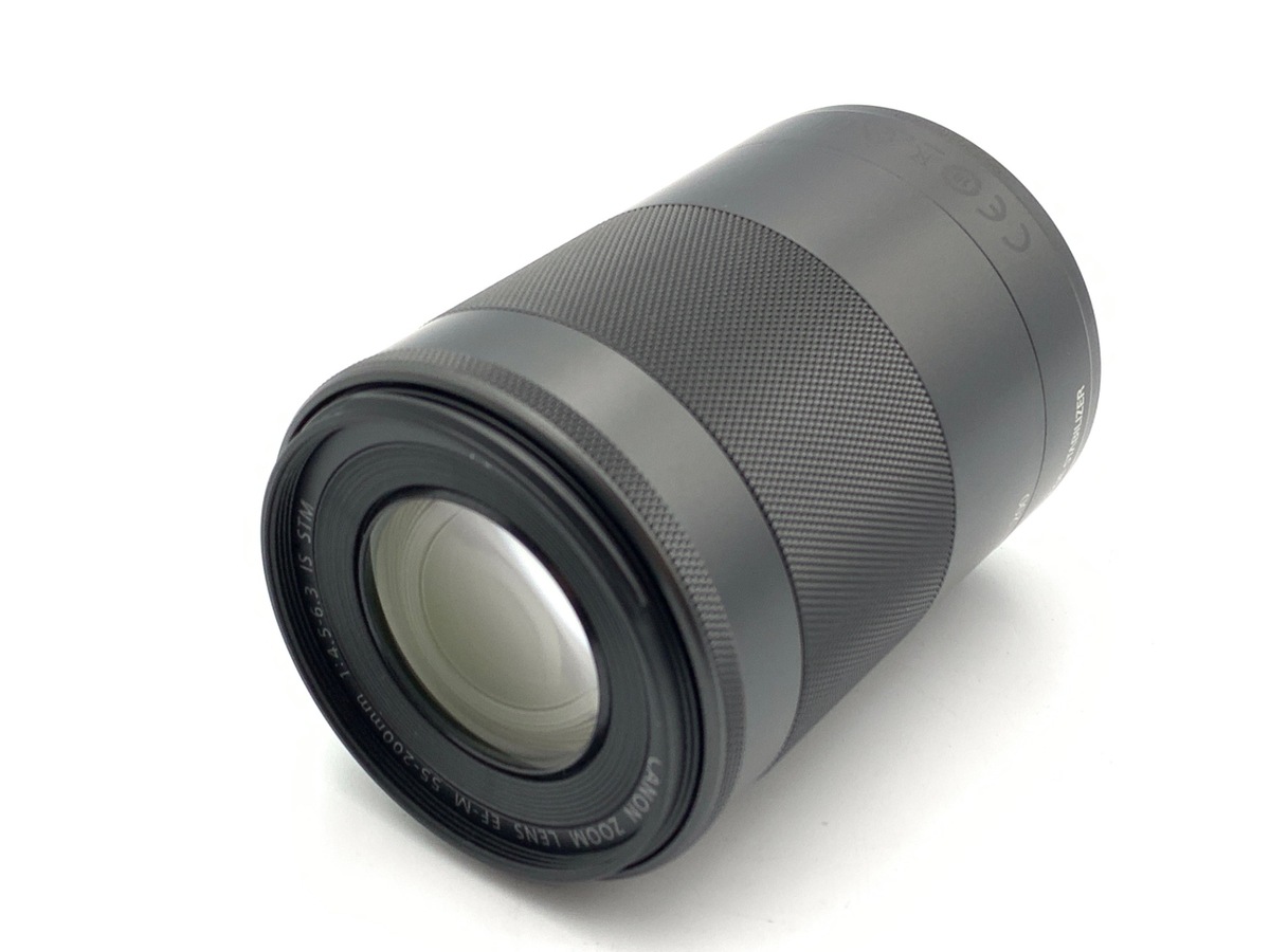 中古 本体のみ キャノン EF-M55-200 レンズプロテクター付き ジャンク 