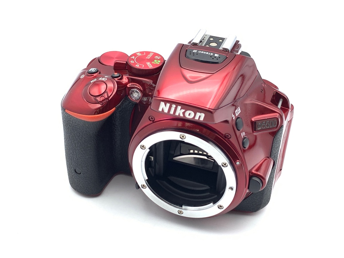 動作品 Nikon D5500 デジタル一眼レフ ボディ #26105 D5500 ボディ Nikon レッド ニコン デジタル一眼レフ 公式通販 中古