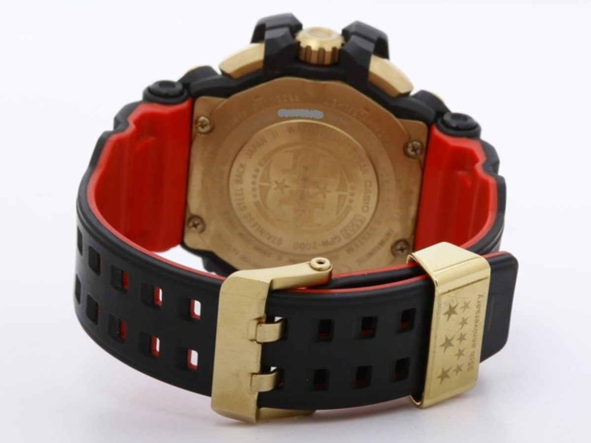 カシオ G-SHOCK グラビティマスター ブラック GPW-2000TFB-1AJR ステンレススティール