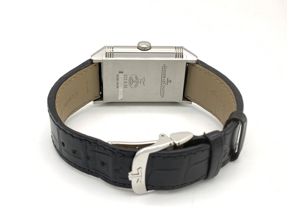 ジャガー・ルクルト レベルソ クラシック シルバー/ブラック Q3838420 ステンレススティール ラージ デュオ