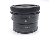 FE40㎜f2.5 美品箱無し G Lens [新品]SONY ソニー FE 40mm F2.5G SEL40F25G : カメラの大林