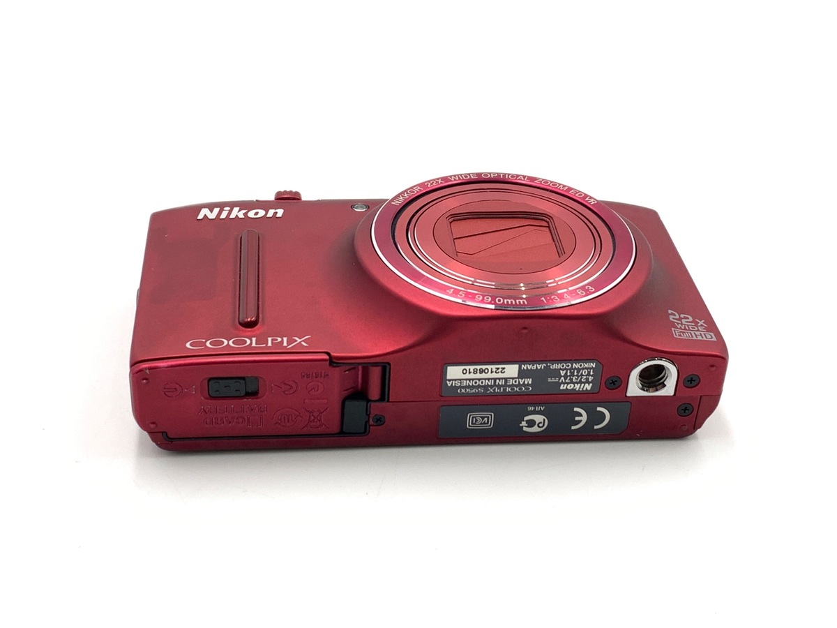 中古：AB(良品)】ニコン COOLPIX S9500 RD ヴェルヴェットレッド