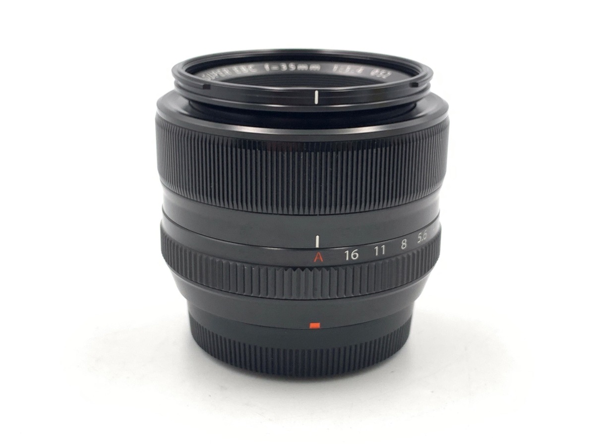 美品 FUJIFILM (フジフイルム) フジノン XF35mm F1.4 R カメラレンズ XF35mmF1.4 R FUJINON（フジノン） ブラック [FUJIFILM X