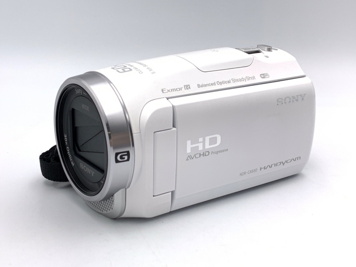 中古】ソニー デジタルHDビデオカメラレコーダー HDR-CX680 W ホワイト