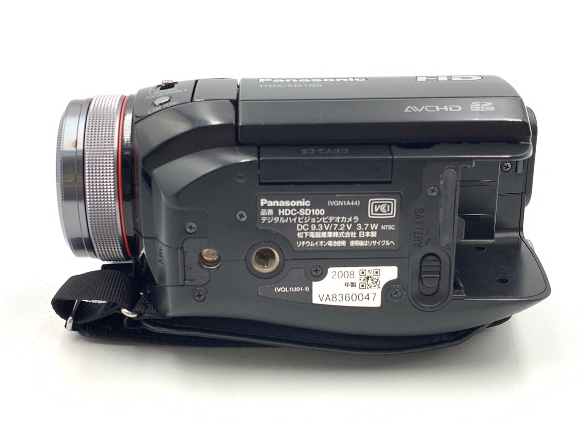 中古】パナソニック HDC-SD100-K SDデジタルハイビジョンビデオカメラ
