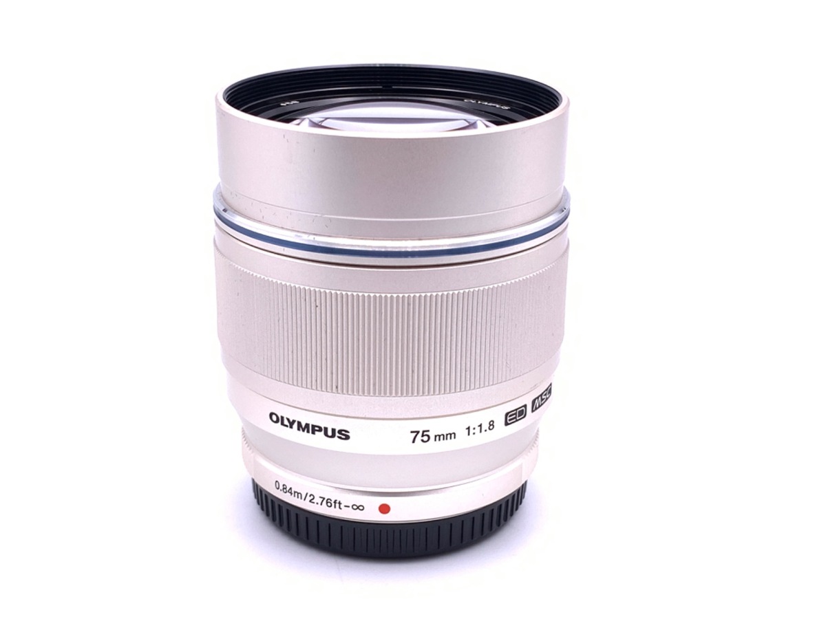 オリンパス　M.Zuiko ED 75mm f1.8 シルバー　中古美品 M.ZUIKO DIGITAL ED 75mm F1.8 [シルバー] 中古価格比較 - 価格.com