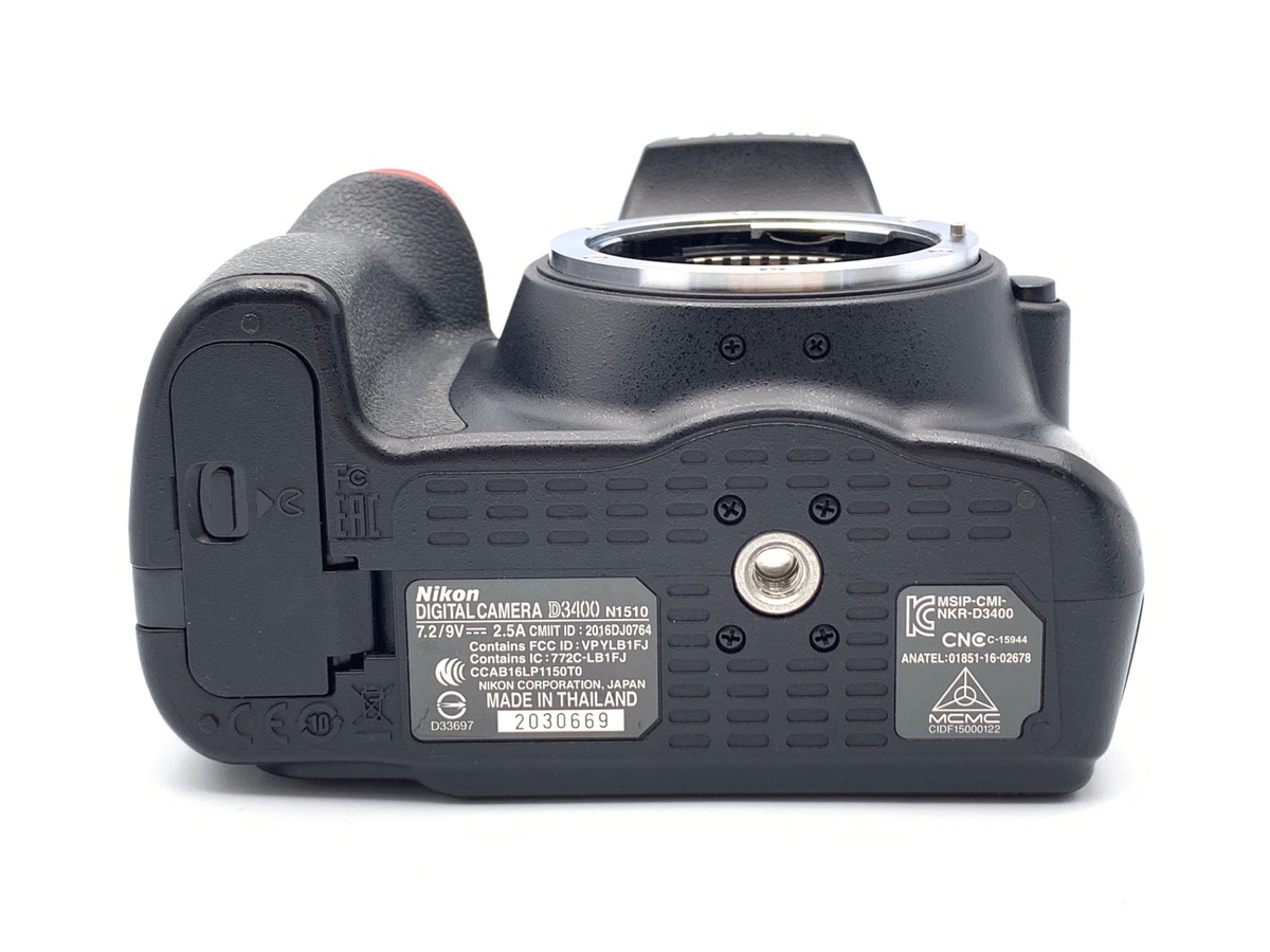 中古】ニコン D3400 ボディ ブラック｜｜カメラのキタムラネットショップ