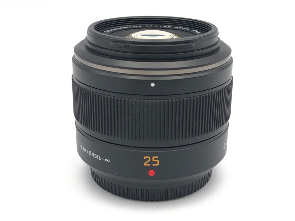 LUMIX 25mm F1.4 H-X025 美品フード・ポーチ付 25mmf1.7のフードは使えますか？』 パナソニック LEICA DG