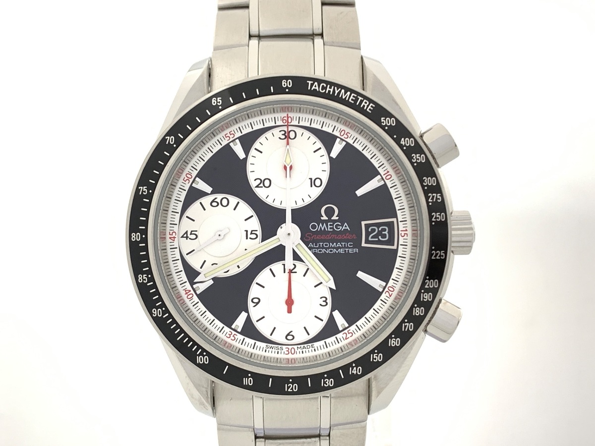 オメガ(OMEGA) スピードマスター デイト ブラック/ホワイト 3210.51 ステンレススティール