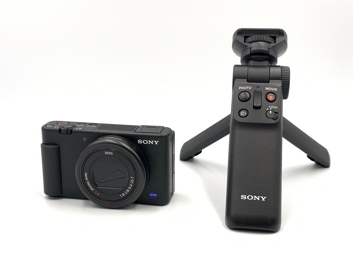 中古】ソニー VLOGCAM ZV-1G B シューティンググリップキット ブラック