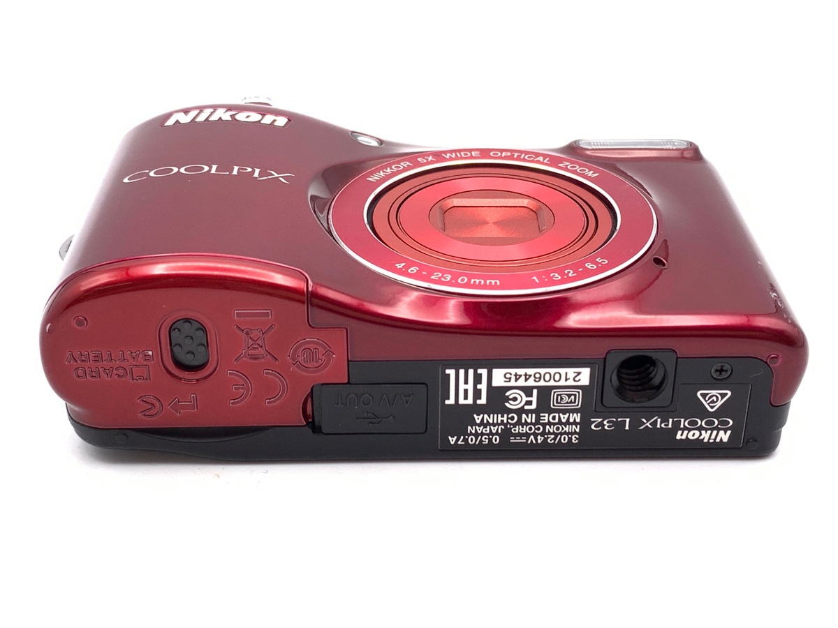 L32 COOLPIX - | コンパクトデジタルカメラ ニコン Nikon 概要 レッド