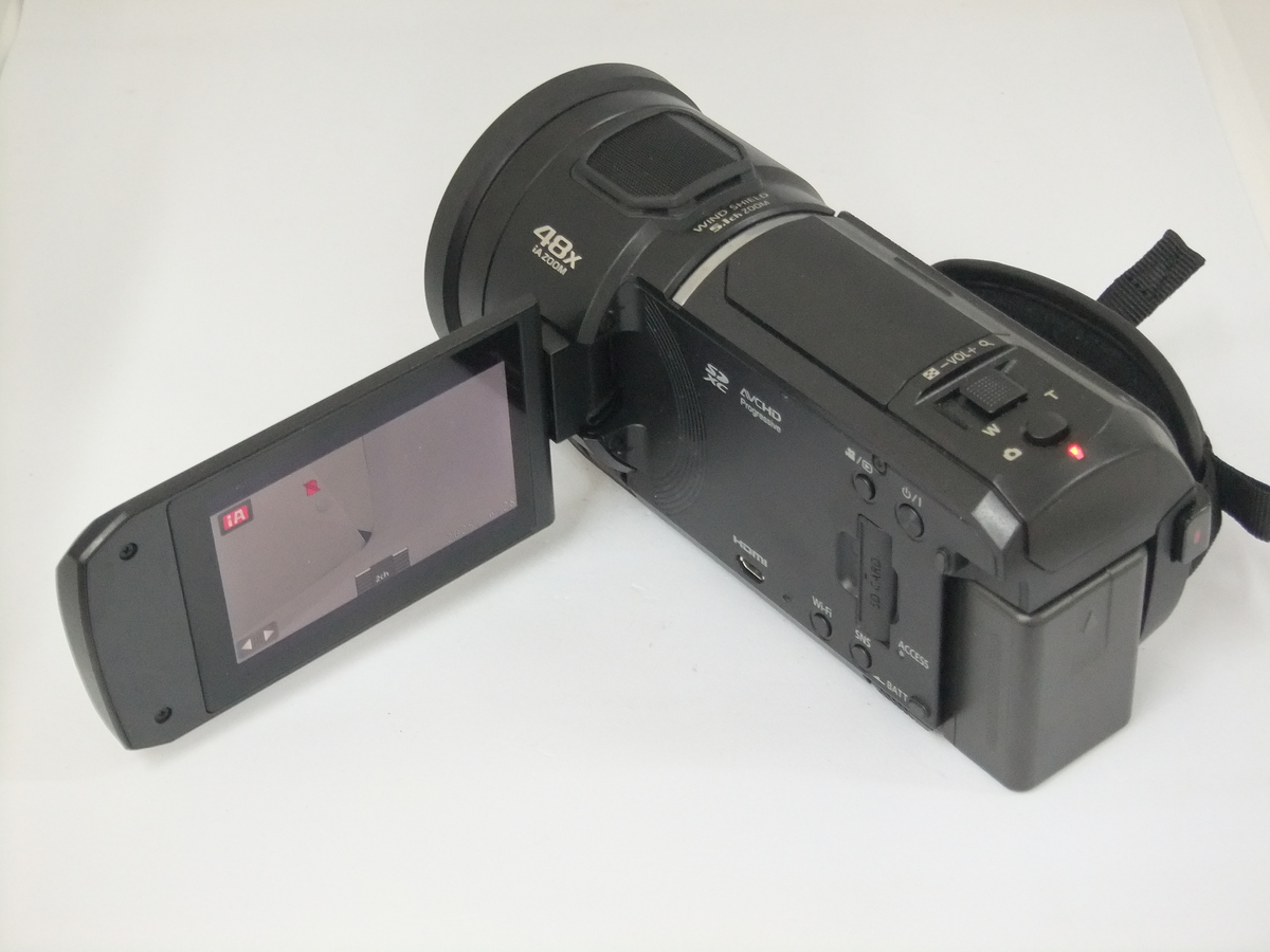 中古：A(美品)】パナソニック デジタルビデオカメラ HC-V900-K