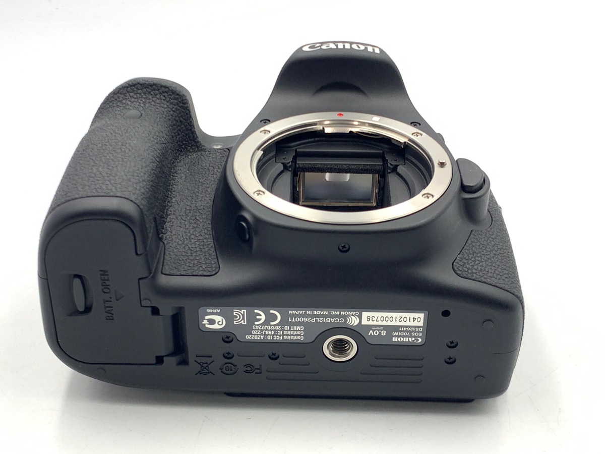 中古：AB(良品)】キヤノン EOS 70D ボディ | 2442530042217