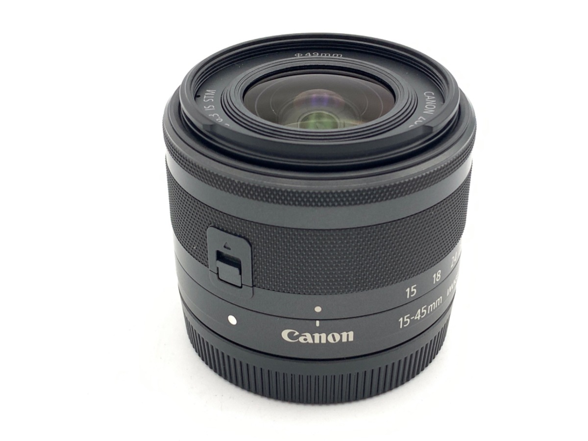 中古：AB(良品)】キヤノン EF-M15-45mm F3.5-6.3 IS STM グラファイト