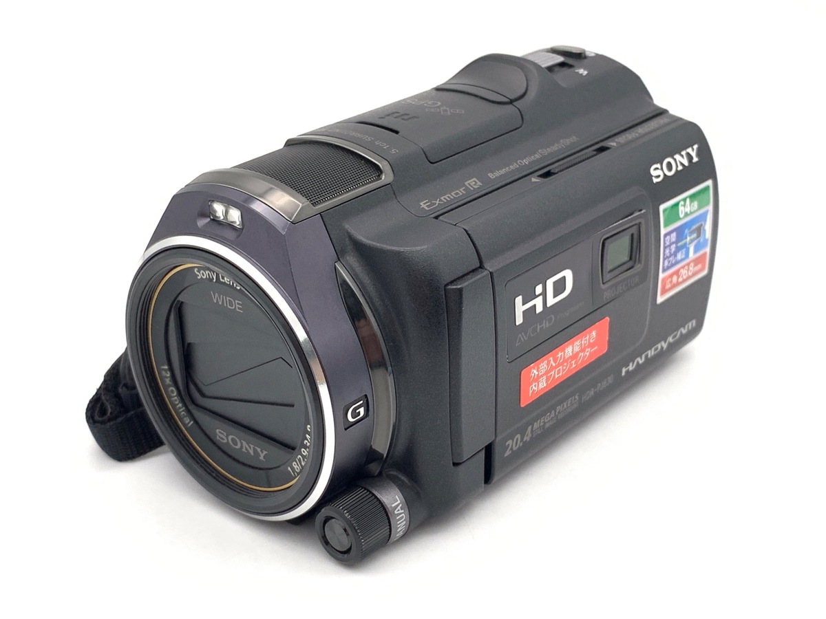 【美品】SONY Handycam HDR-PJ630V ブラック　動作確認済 中古：B(並品)】ソニー HDR-PJ630V ブラック | 2442530059666