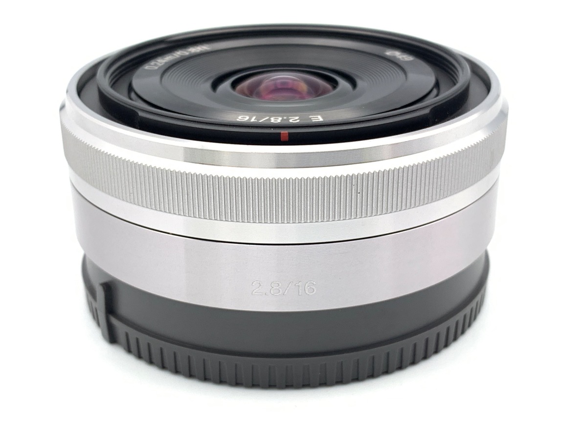 【美品】SONY ソニー E 16mm F2.8 SEL16F28 単焦点レンズ カメラレンズ E 16mm F2.8 APS-C用 シルバー SEL16F28 [ソニーE /単