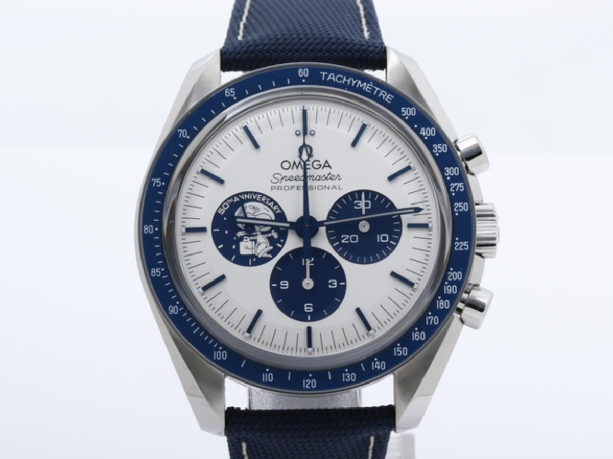 オメガ(OMEGA) スピードマスター ホワイト 310.32.42.50.02.001 ステンレススティール スヌーピーアワード