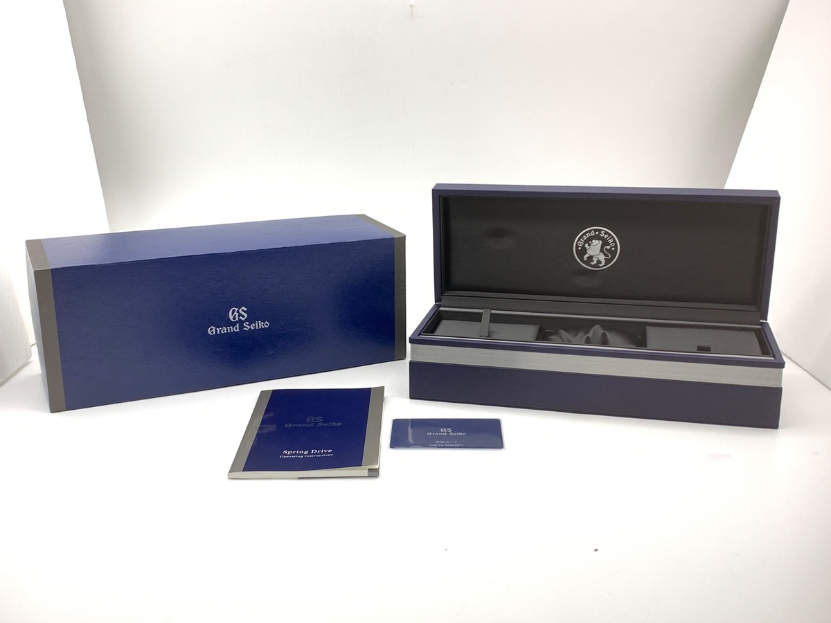 グランドセイコー スプリングドライブ GMT ブルー SBGE248/9R66-0AW0 ステンレススティール/イエローゴールド