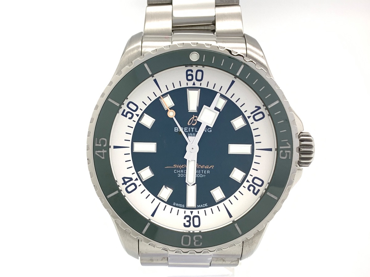 ブライトリング スーパーオーシャン 44 ブラック A17376A31L1A1/A17376 ステンレススティール