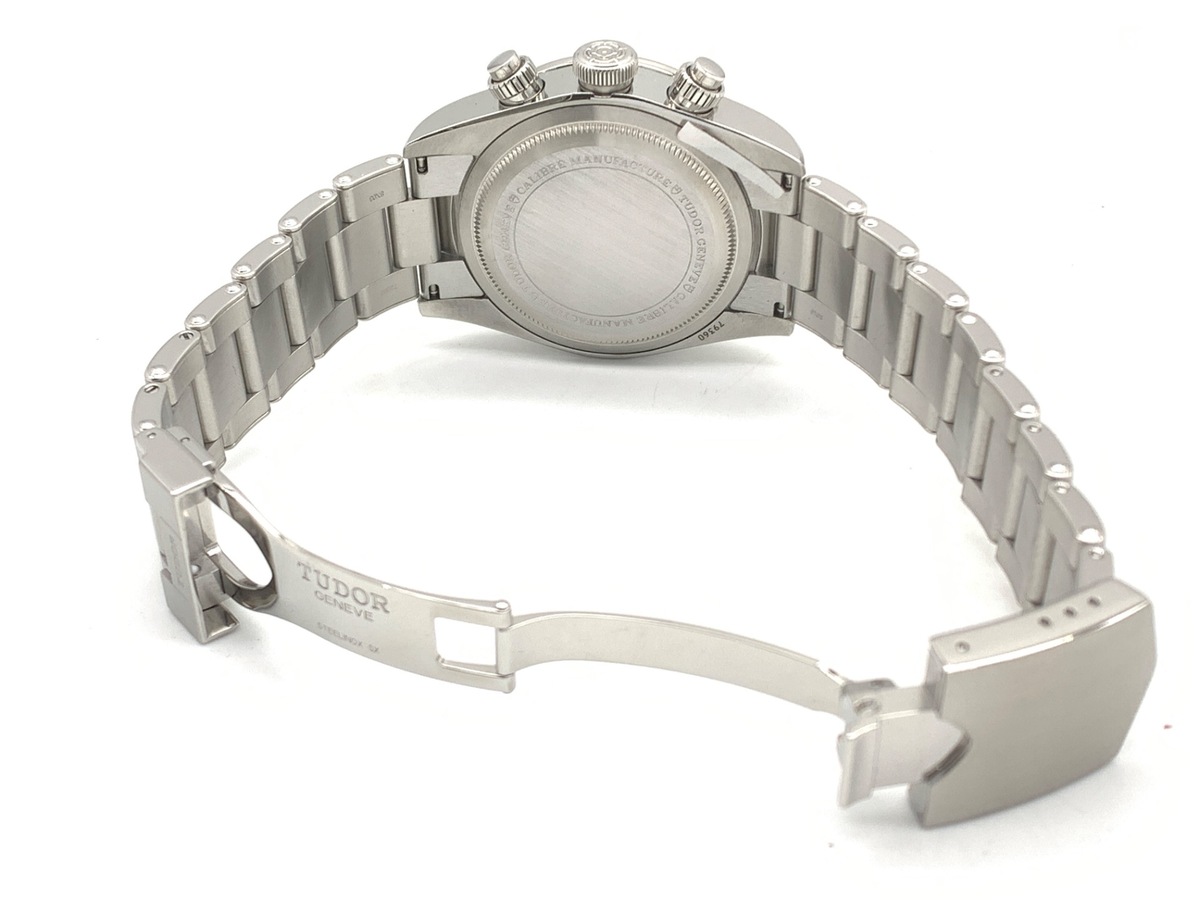 チューダー ブラックベイ クロノ ホワイト/ブラック 79360N ステンレススティール SSブレス