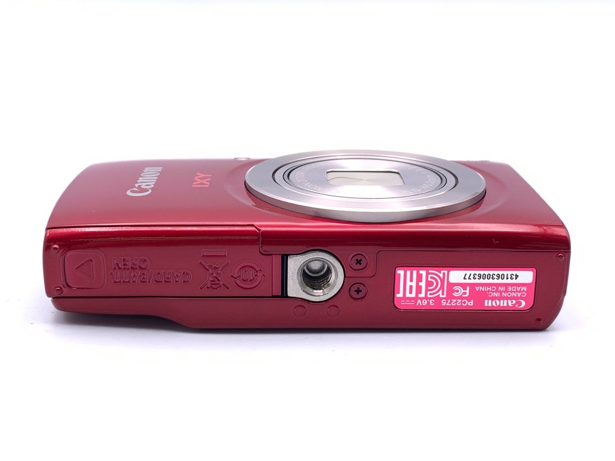極美品・動作確認済 Canon IXY 180 レッド コンパクトデジタルカメラ