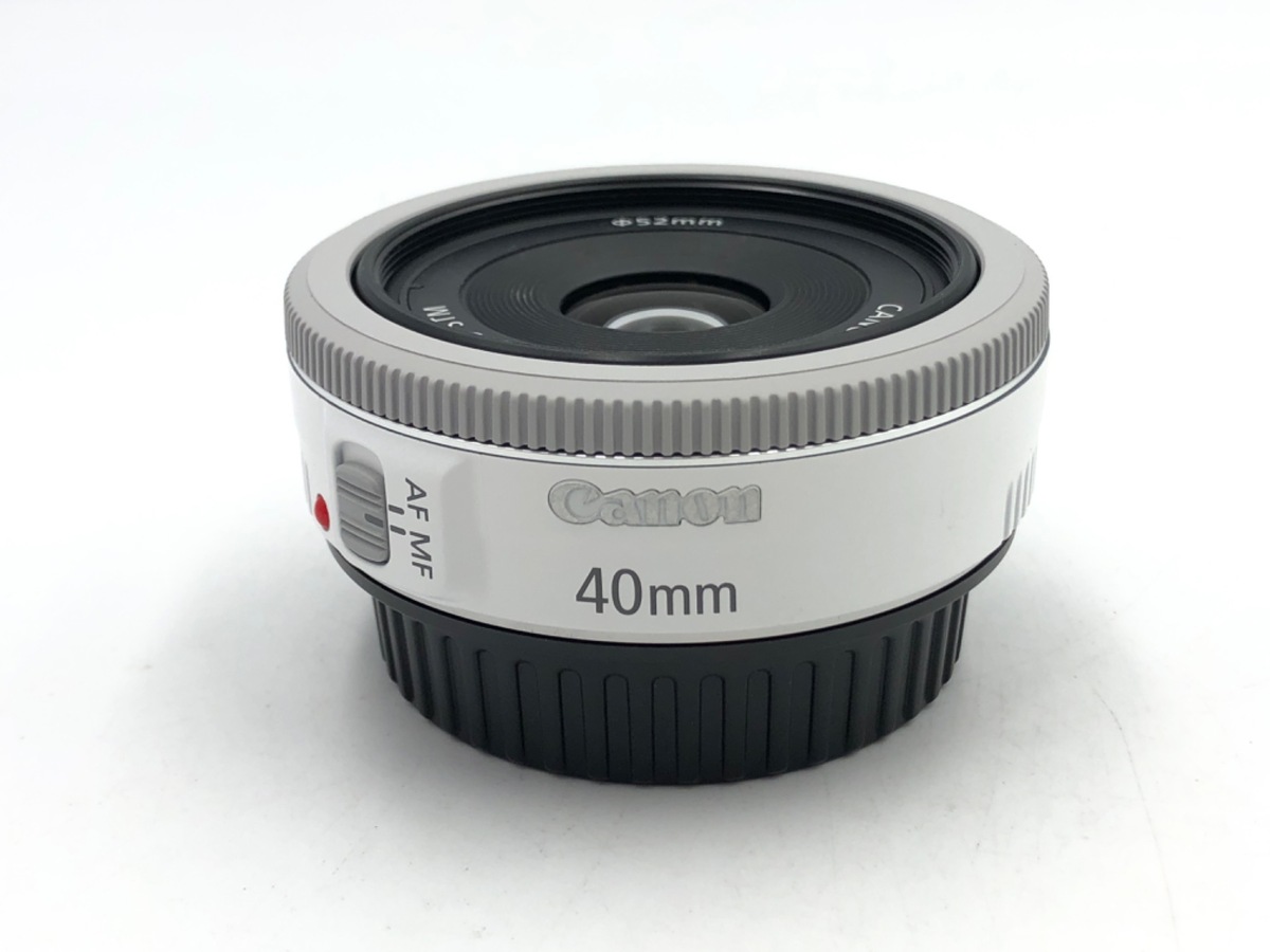 中古：AB(良品)】キヤノン EF 40mm F2.8 STM ホワイト | 2448590010746