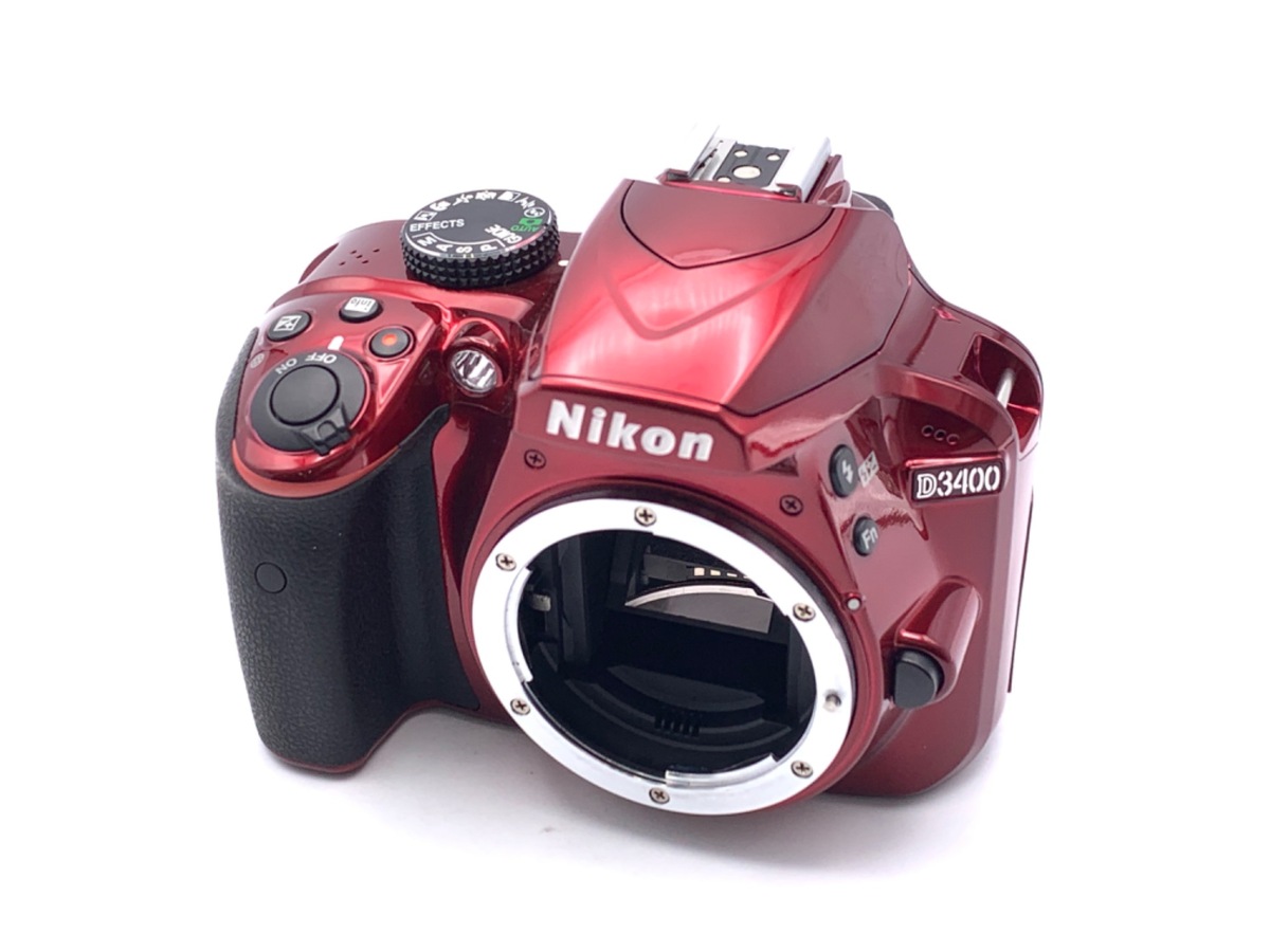 中古:AB(良品)】ニコン D3400 ボディ レッド | 2442620059606 中古:AB(良品)】ニコン D3400 ボディ レッド | 2442620059606