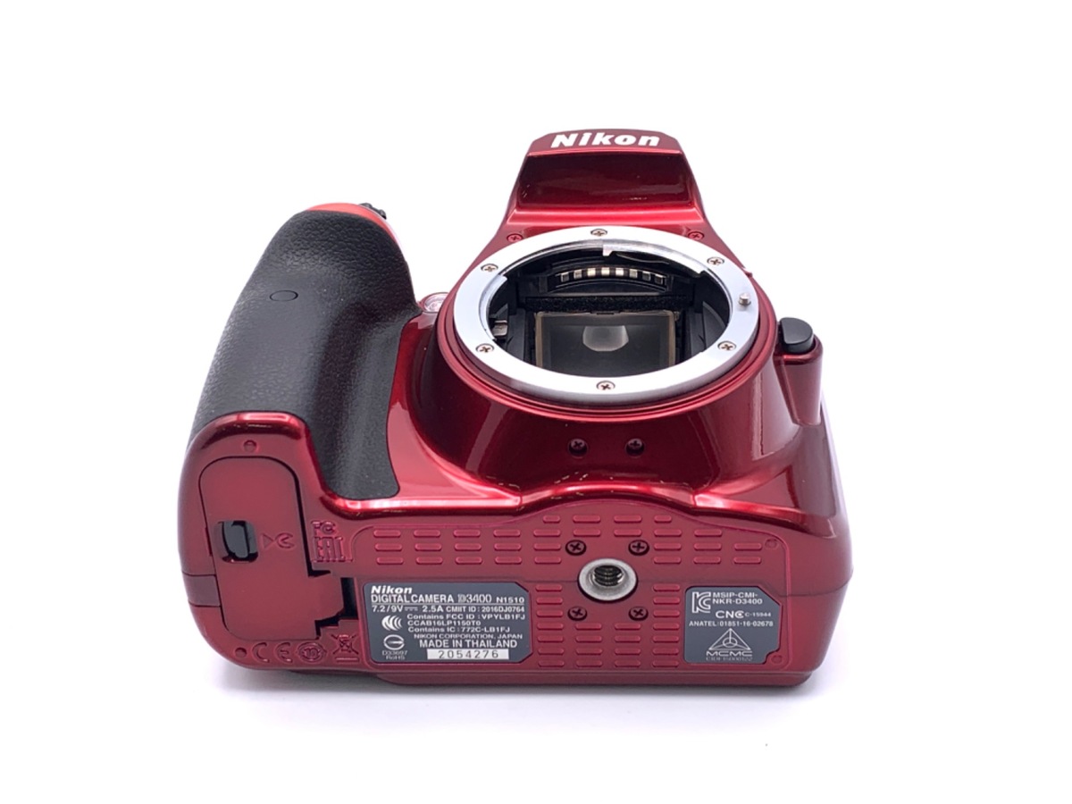 中古:AB(良品)】ニコン D3400 ボディ レッド | 2442620059606 中古:AB(良品)】ニコン D3400 ボディ レッド | 2442620059606