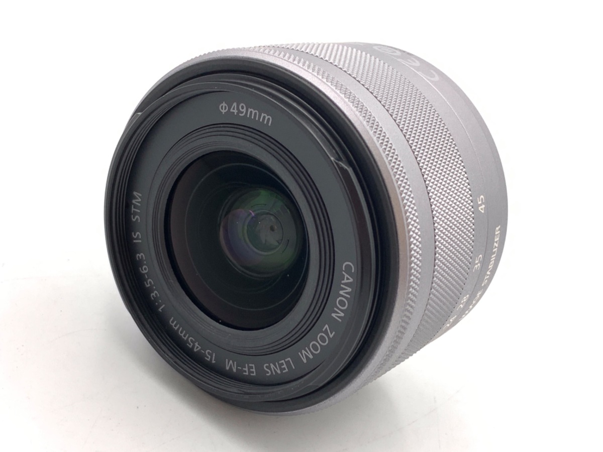 シルバー　EF-M 15-45 3.5-6.3 IS STM yorozu-ya-onlineshop_canon-