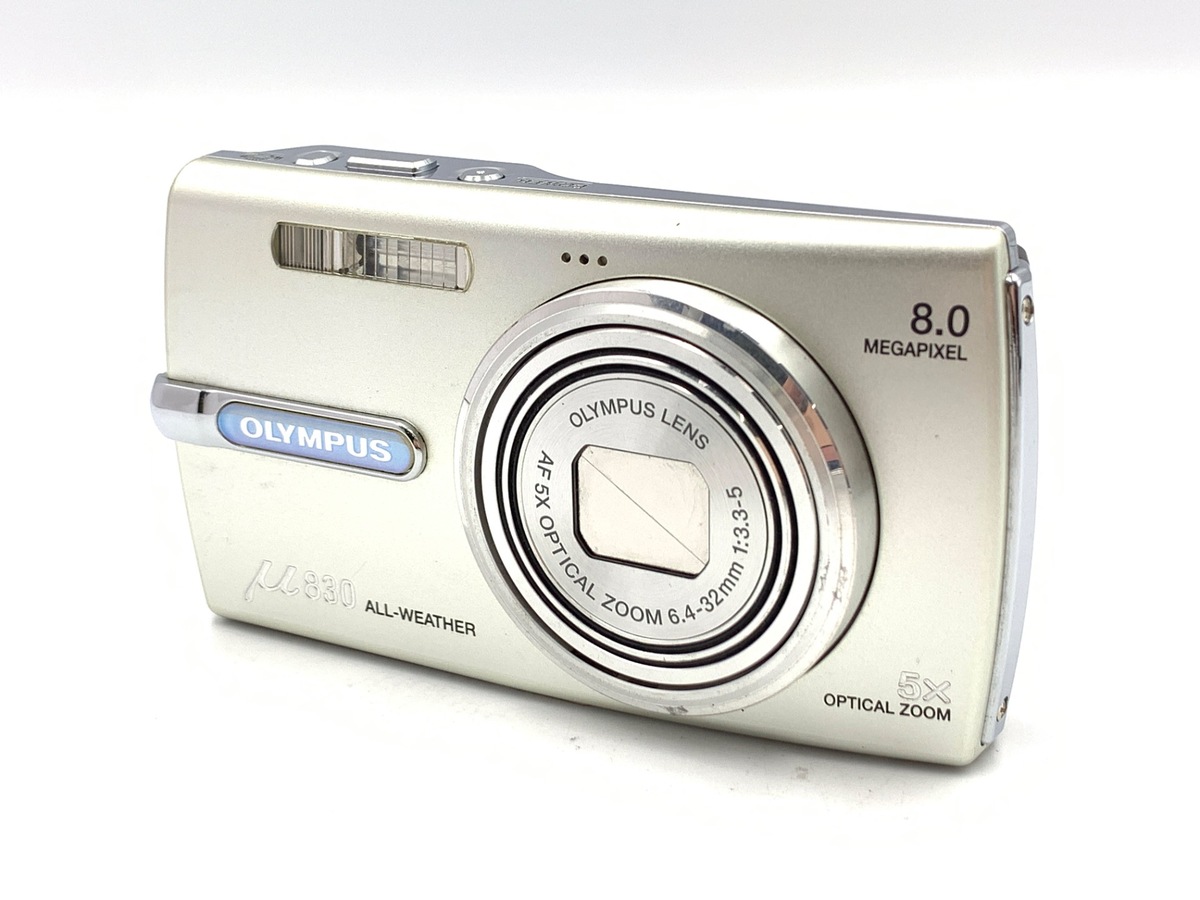 中古：B(並品)】オリンパス μ830 シャンパンシルバー | 2442620074586