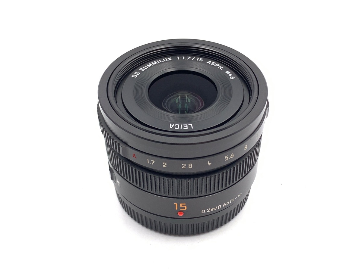 中古】パナソニック LEICA DG SUMMILUX 15mm/F1.7 ASPH. [H-X015