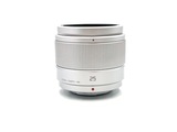 LUMIX G 25mm f1.7 シルバー 美品 Panasonic LUMIX G 25mm F1.7 ASPH. マイクロフォーサーズ用標準