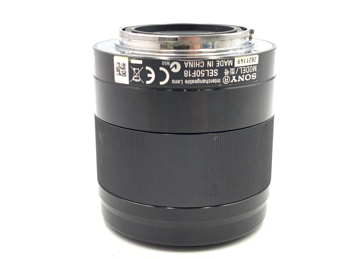 中古品　SONY E50mmF1.8 SEL50F18/B 中古】ソニー E 50mm F1.8 OSS [SEL50F18B] ブラック｜｜カメラの