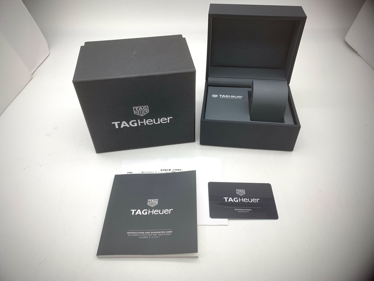 タグ・ホイヤー アクアレーサー グリーン WAY201S.BA0927 ステンレススティール