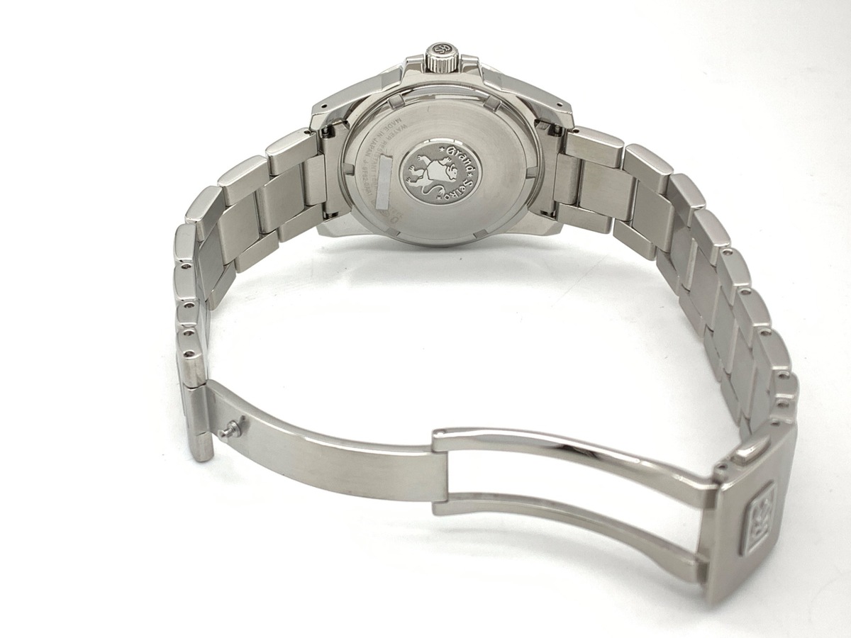 グランドセイコー クォーツ ブラック SBGX055/9F62-0AA1 ステンレススティール