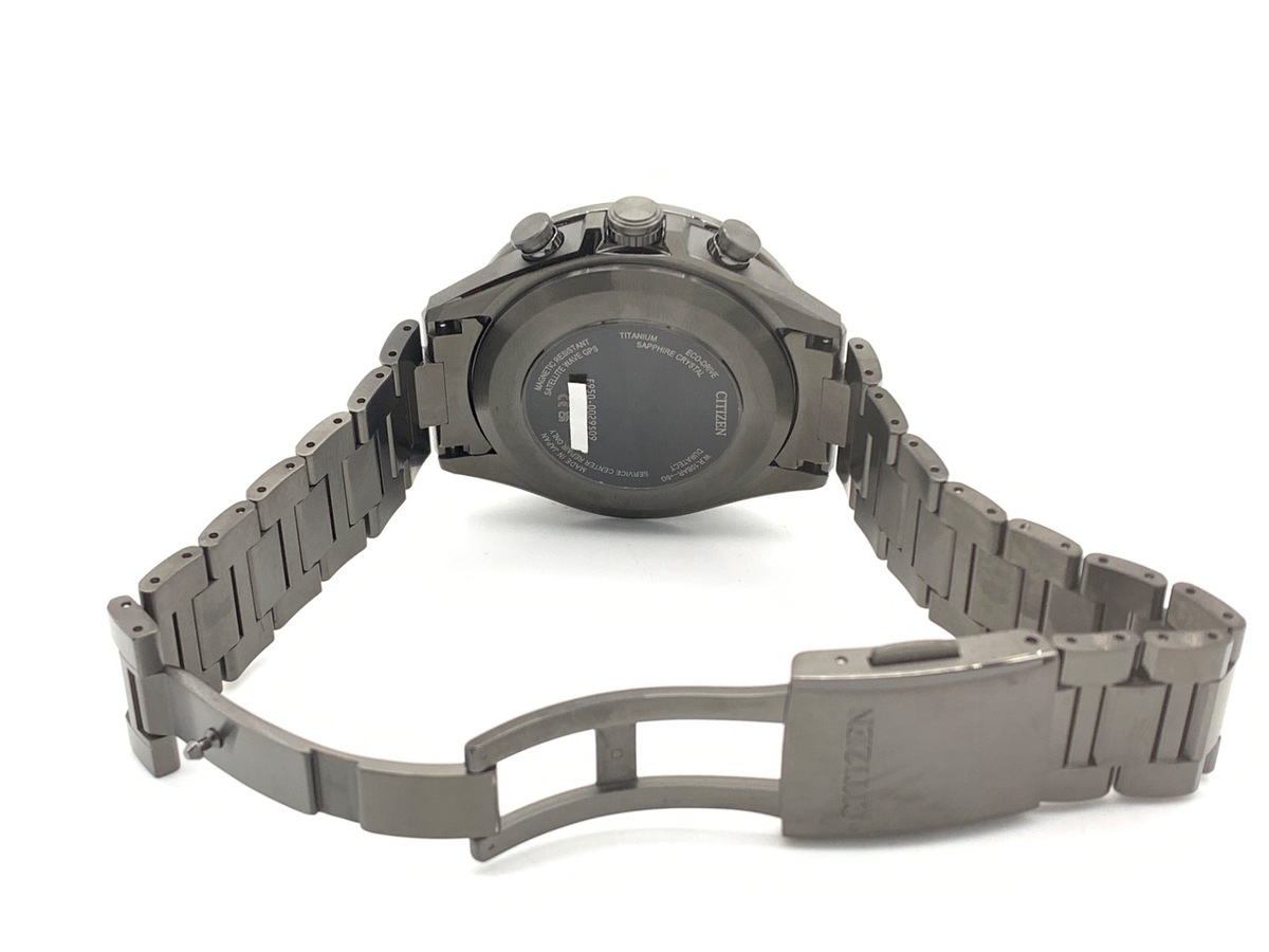 シチズン アテッサ アクトライン ブルー CC4059-64L/F950-0029S09 スーパーチタニウム ブラックチタンシリーズ