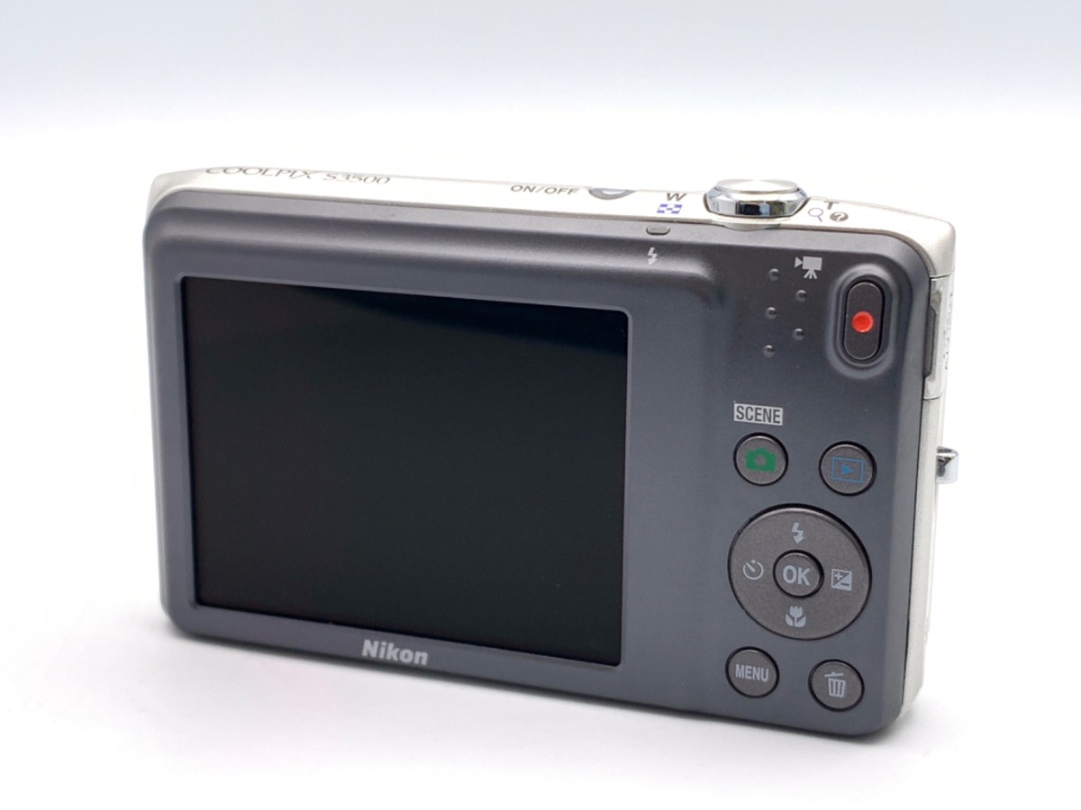 中古：AB(良品)】ニコン COOLPIX S3500 SL クリスタルシルバー