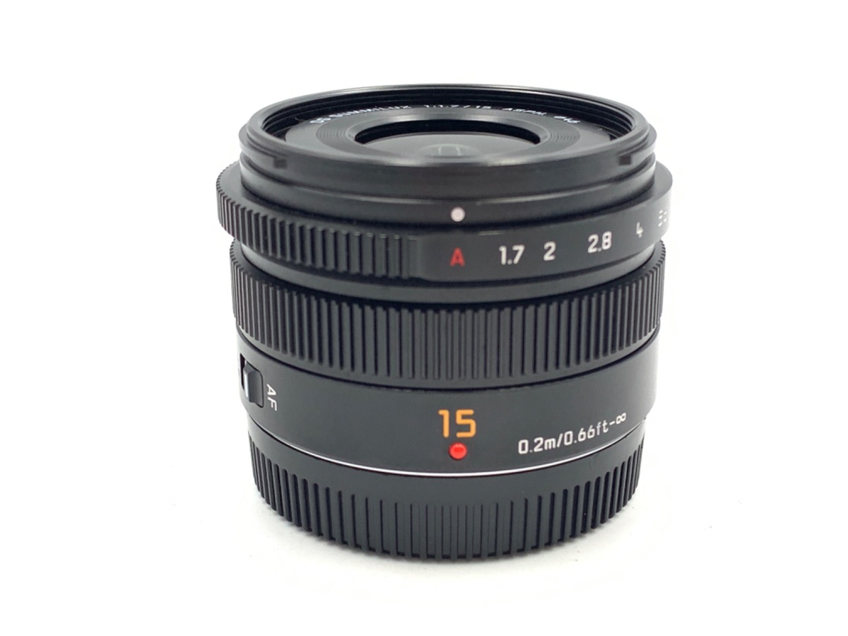 LEICA DG SUMMILUX 15mm/F1.7 ASPH. H-X015-K [ブラック] 中古価格比較