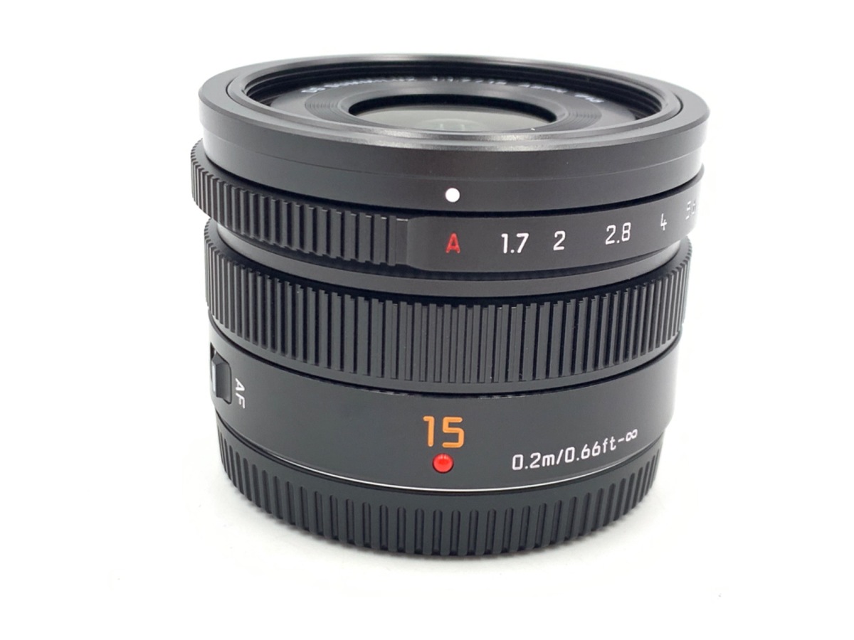 LEICA DG SUMMILUX 15mm/F1.7 ASPH. H-X015-K [ブラック] 中古