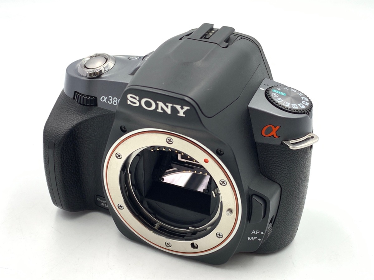 一眼レフカメラ　SONY　α380 SONY ソニー α380 DSLR-A380 ブラック 超望遠ダブルズームセット